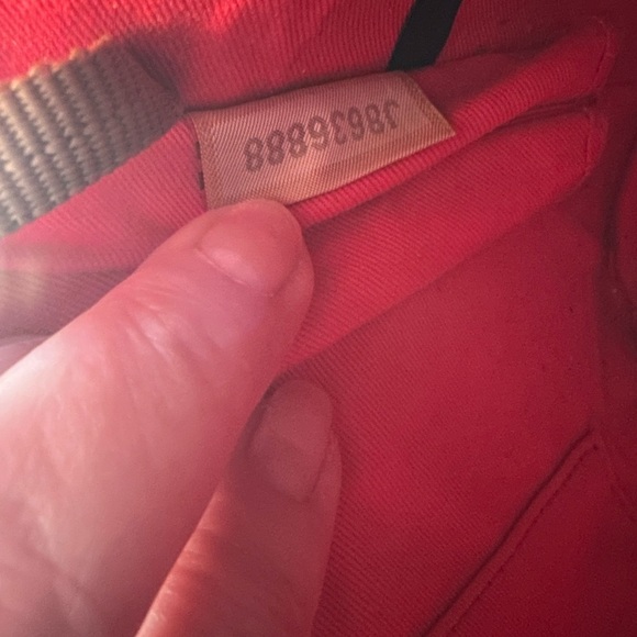 Dooney & Bourke Midnight Blue Croc “Zip-Zip”Embossed Satchel with Brown Trim - Picture 9 of 9